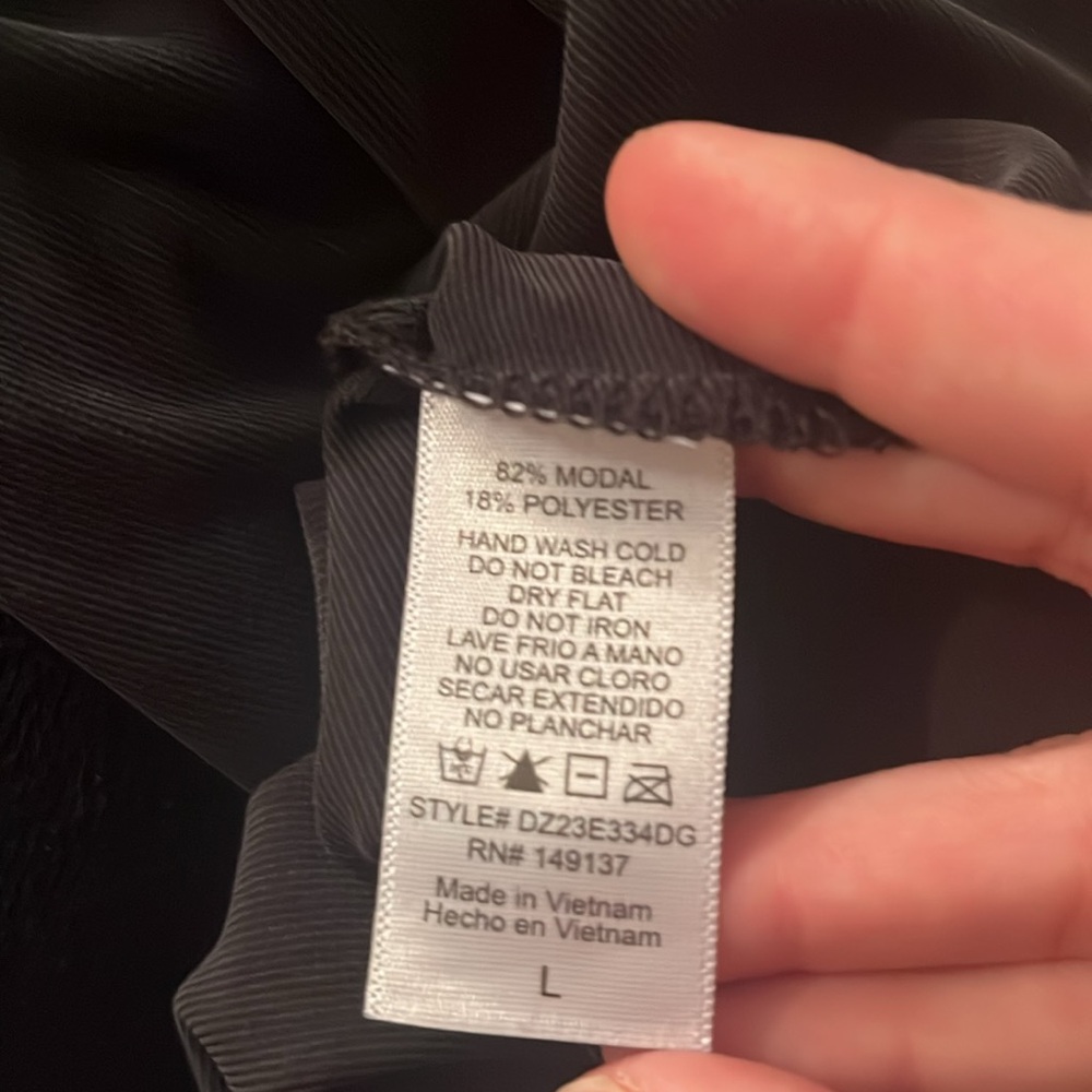 Double Zero Gray One Shoulder Maxi - image 7